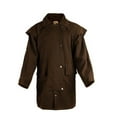 thumbnail image 1 of 2XL Mens Oilskin Western Australian Waterproof Duster 3/4 Length Coat 23102BZ-2XL, 1 of 3