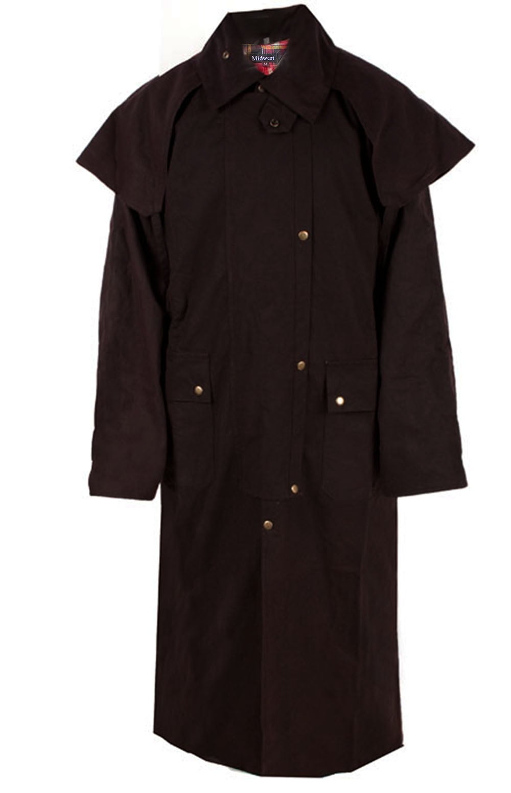 6XL Mens Oilskin Western Australian Waterproof Duster Coat