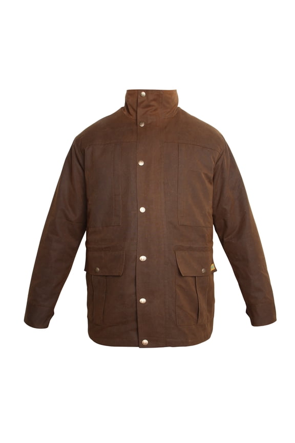 2XL Mens Oilskin Western Australian Waterproof Duster Medium-Length Coat 23105BZ-2XL