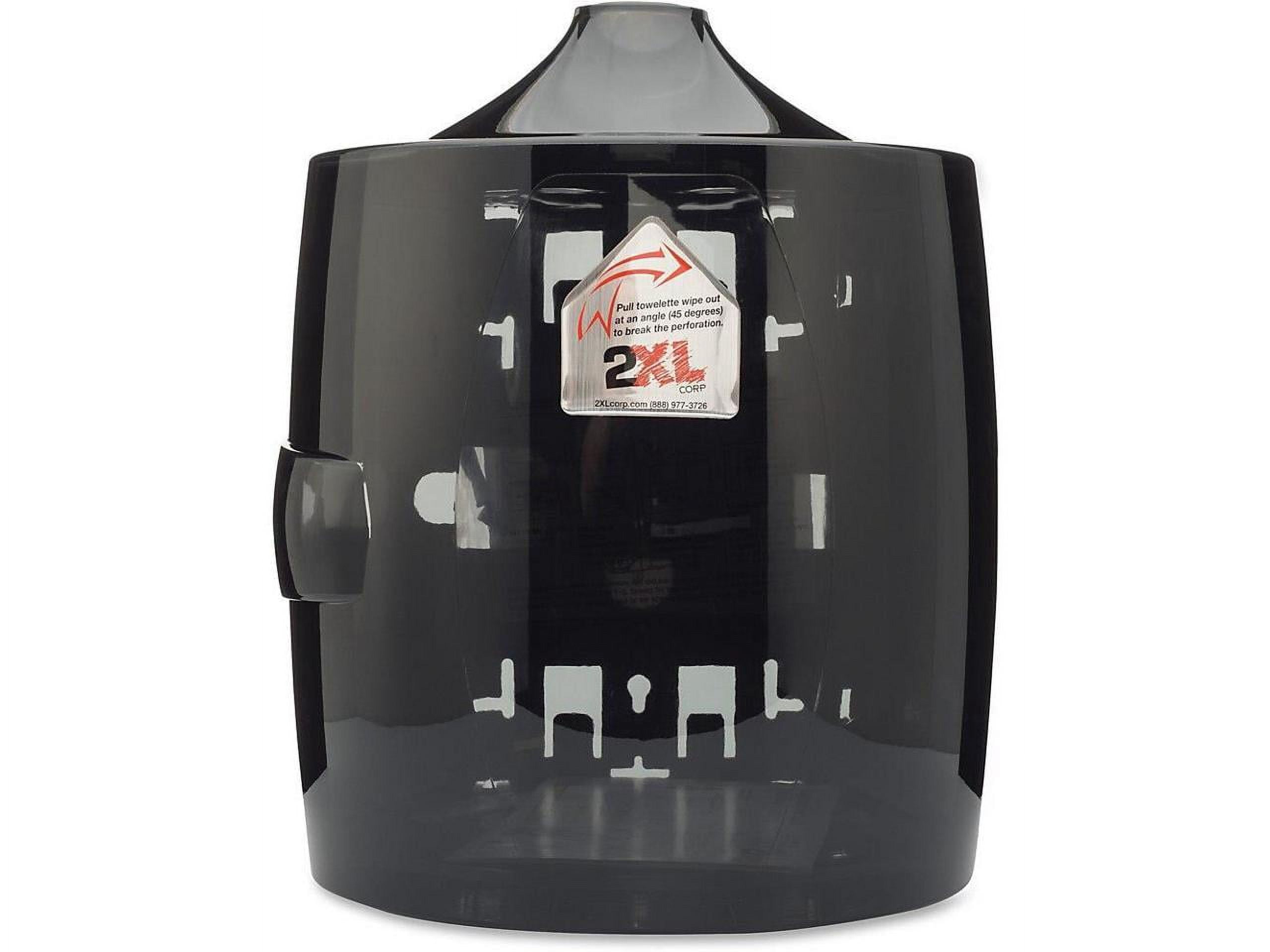 Smoke Gray Plastic Wall Mount Cleaning Wipes Dispenser