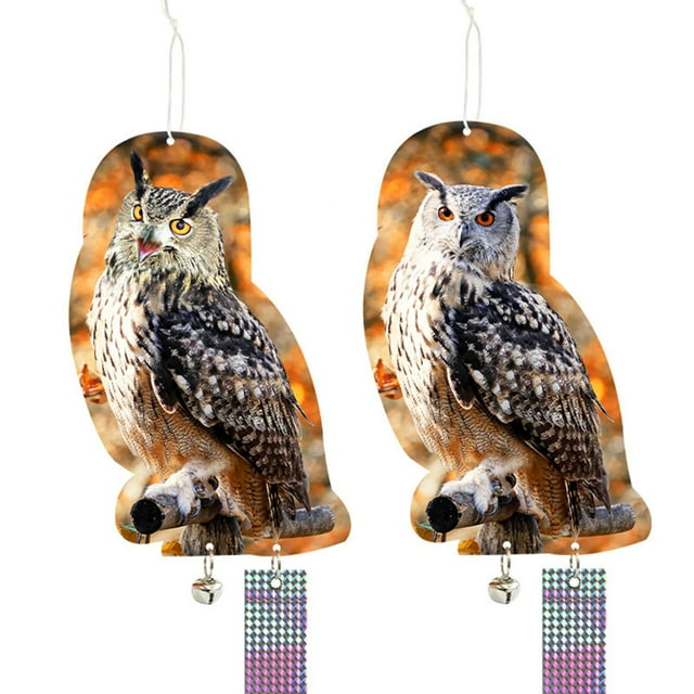 2xHanging Outdoors Reflective Scarer Away Bird Deterrent Device Keep