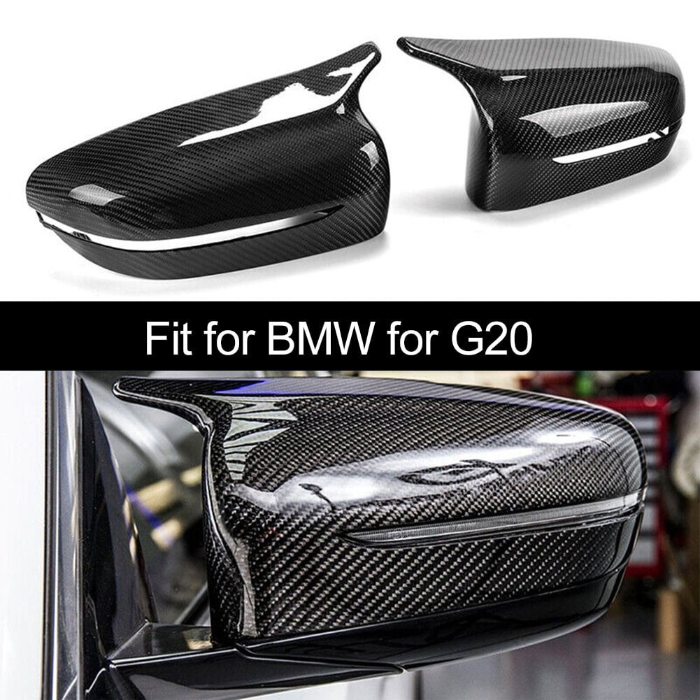 2Xreal Carbon Fiber Side Mirror Cover Cap For Bmw For G15 For G20 2019