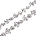 thumbnail image 1 of 2Yard Crystal Rhinestone Trim,Rhinestone Applique Chain Trim for DIY Decoration,Bridal Decorations,Sewing,Crafts, 1 of 6