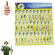 JahyShow 30PCS Fishing Lures Metal Spinner Baits Bass Tackle Crankbait Trout Spoon Trout