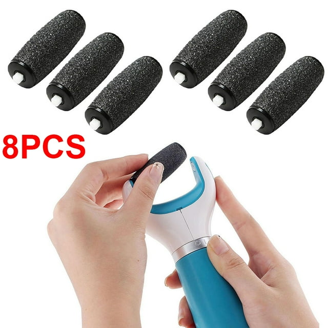 2Z Extra Coarse Replacement Refill Roller Heads Head For Pedi Perfect Fast , Pack of 8