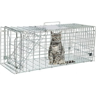 HomGarden Catch Release Humane Live Animal Trap Cage for Rabbit, Groundhog,  Squirrel, Raccoon, Mole, Gopher, Chicken, 24inch 24 inches