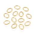 thumbnail image 1 of 2bags Iron Open Jump Rings Oval Golden 4x3x0.5mm 24 Gauge Inner Diameter: 2x2.5mm 300pcs/bag, 1 of 2