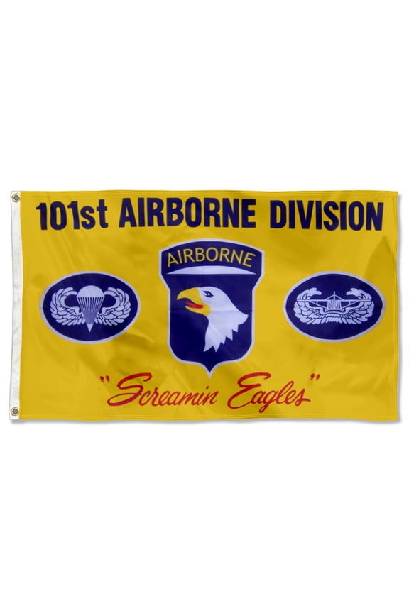 101st Airborne Division yellow Army Military Flag Polyester 3x5 FT Indoor Outdoor Banner