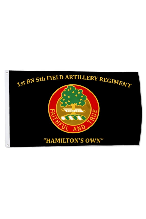 1st bn 5th Field Artillery Regiment Flag Hamilton's Own flags FA US Army Military Flags Polyester 3x5 FT Indoor Outdoor Banner