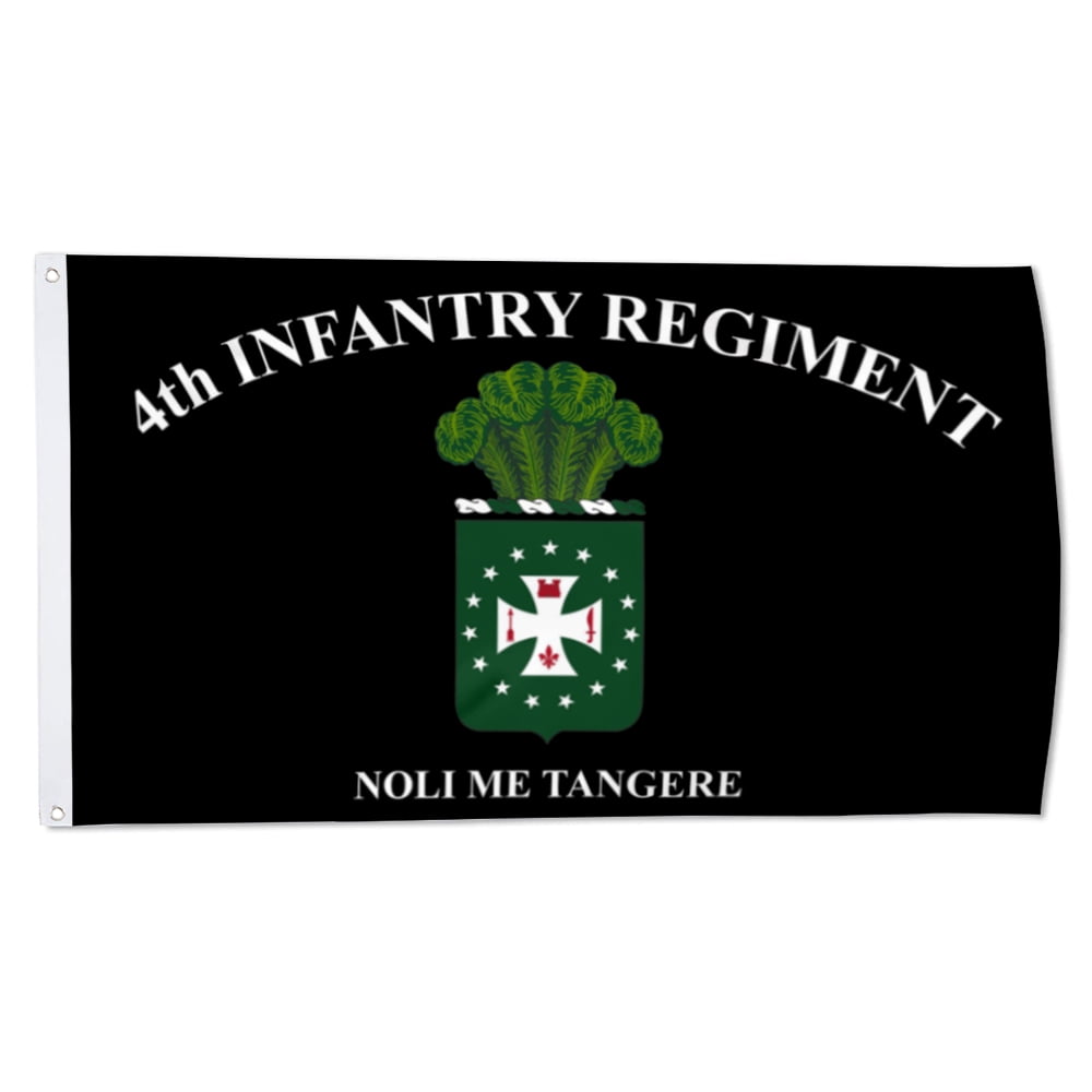 2but 4th IN. Flag Noli Me Tangere US Army Military Flags Polyester 3x5 ...