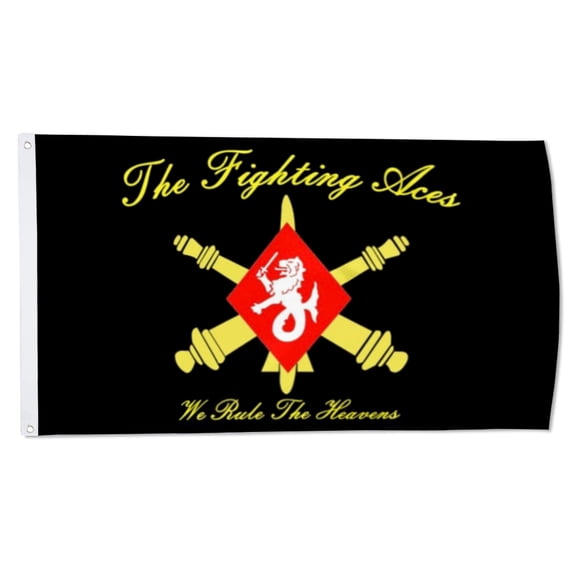 2but 60th Air Defense Artillery Flag The Fighting Aces ADA banner US Army Military Flags Polyester 3x5 FT Indoor Outdoor