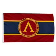 2but Ancient Style Polis of Sparta Flag Polyester 3x5 FT Indoor Outdoor Banner