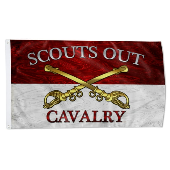 2but CAVALRY OFFICER SCOUTS OUT RECON flag CAV US Army Military Flags Polyester 3x5 FT Indoor Outdoor Banner
