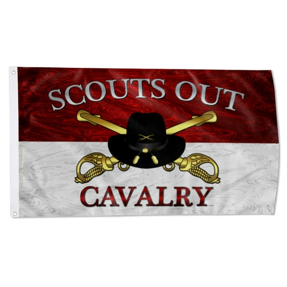 2but CAVALRY OFFICER STETSON SCOUTS OUT flag CAV US Army Military Flags Polyester 3x5 FT Indoor Outdoor Banner