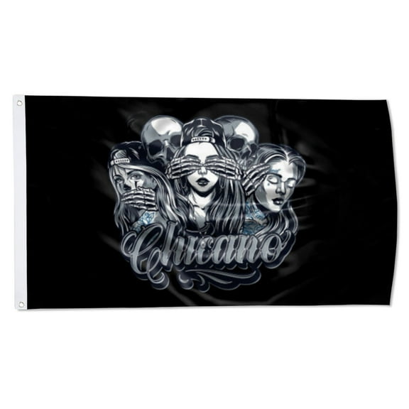 2but Chicano Flag Polyester 3x5 FT Indoor Outdoor Banner