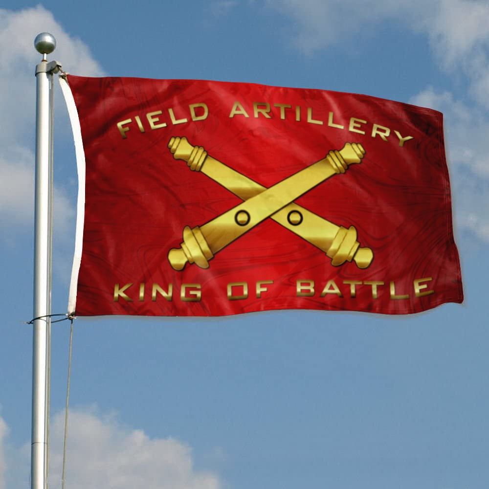 2but FIELD ARTILLERY flag KING OF BATTLE US Army Military Flags