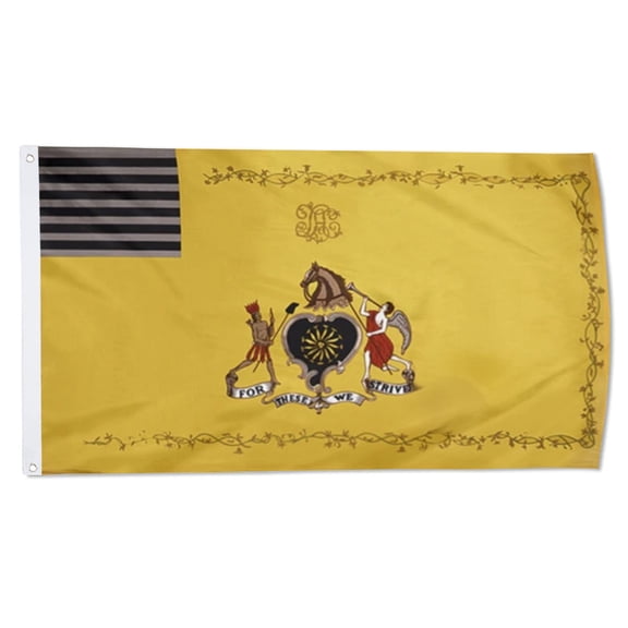 2but Philadelphia Light Horse Flag 3x5Ft indoor outdoor Double Stitched Polyester with Brass Grommets