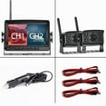 thumbnail image 1 of 2ch AHD Wireless Truck DVR Car Monitor Car Display Screen 7" IR Night Vision Reverse Backup Recorder Camera For Bus RV ,Clear Images, 1 of 7