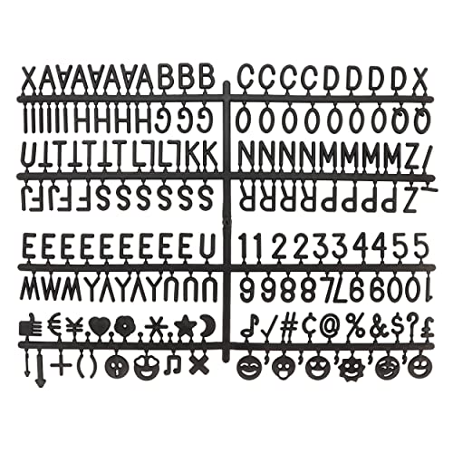 2cm Standard Letter Set for Letter Boards, Changeable Numbers, Symbols