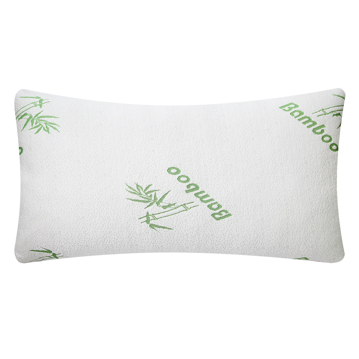 Load Lock Pillows TeqHome Queen Size Bamboo Memory Foam Sleeping Pillow Shredded Memory ...