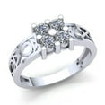 thumbnail image 1 of 2ct Round Not Enhanced Mens Classic Anniversary Engagement Ring Solid 10K Rose, White or Yellow Gold GH I1-I2, 1 of 3