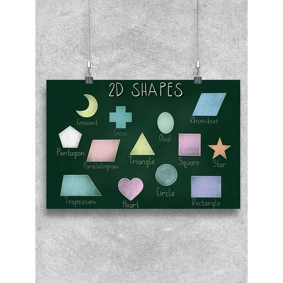 2d Shapes Poster -Image by Shutterstock