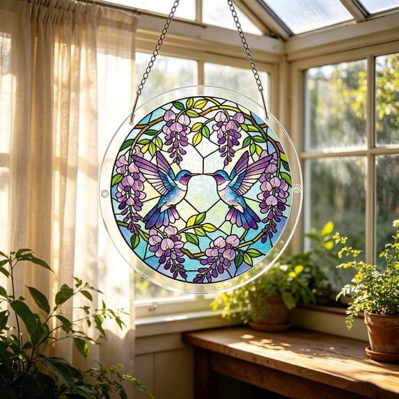 2dAcrylic Puzzle Adult DIY Kit Stained Glass Window Decor Home Decor ...