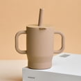 thumbnail image 1 of The second generation VODVOB unprinted cup adopts a simple design style and is specially designed for independent drinking training of babies over 6 months old. Made of food-grade silicone, 1 of 10