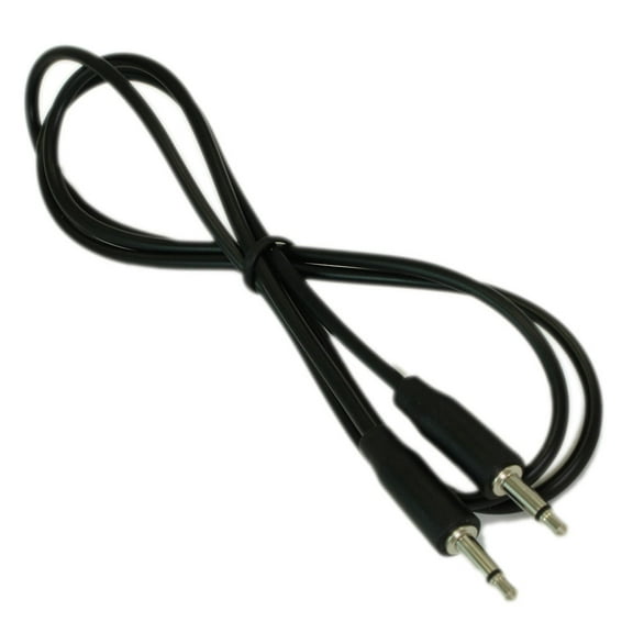 2ft 3.5mm SLIM MONO TS (2 conductor) Male to Male Audio Cable