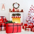 thumbnail image 1 of 2ft/3ft/4ft Christmas Tree Storage Bag, Heavy Duty Extra Large Artificial Christmas Tree Bag with Reinforced Handles and Dual Zippers Wide Opening, 1 of 4