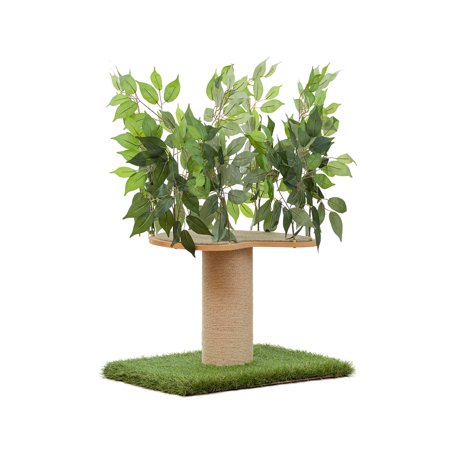 2ft Kitty Tree, Zen Green with Interchangeable Leaves