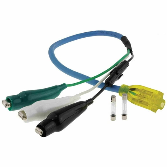 Zebra Instruments , #ZD002 / ZD-002 - Zebra’Dapter – 24” Lighted Female Cordset with Glow-Plug and Safety Fuse (FCCP)