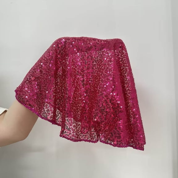 2ft Luxury Sequin Table Cloth Runners, Round Tablecloth, for Weddings Birthday Parties Holiday Decor