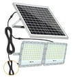 thumbnail image 1 of 2head LED Solar Light Outdoor LED FloodLamp Remote Control Waterproof For Garden Path Street Wall Solar Landscape Spotlight ,Power Saving, 1 of 7