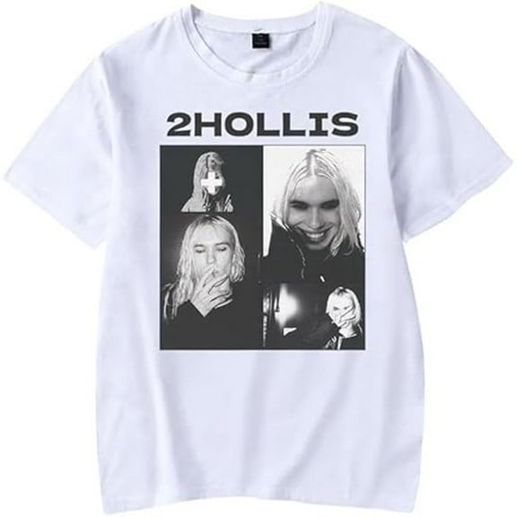 2hollis 2025 Merch T-shirt Classic Trend Round Neck Short Sleeve Men And Women Hip Hop Top