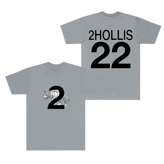 2hollis 22 Logo The Star Tour Merch Cosplay Men's and Women's Fashion Round Neck Cotton Short sleeved T-shirt