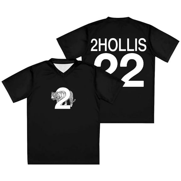2hollis 22 V-neck Jersey The Star Tour Merch Tee Cosplay Women Men Short Sleeve T-Shirts