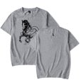 thumbnail image 1 of 2hollis Black Horse Merch Tee Unisex O-neck Short Sleeve T-Shirt Casual Fashion Design Summer Top, 1 of 4