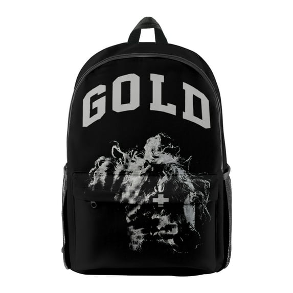 2hollis Gold Merch Backpack Rapper Bags Unisex Fashion Casual Streetwear Shoulders Bag