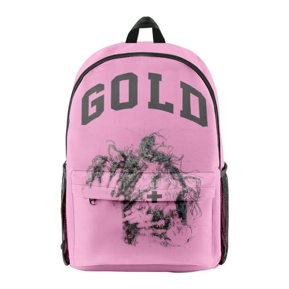2hollis Gold Merch Backpack Rapper Bags Unisex Fashion Casual Streetwear Shoulders Bag
