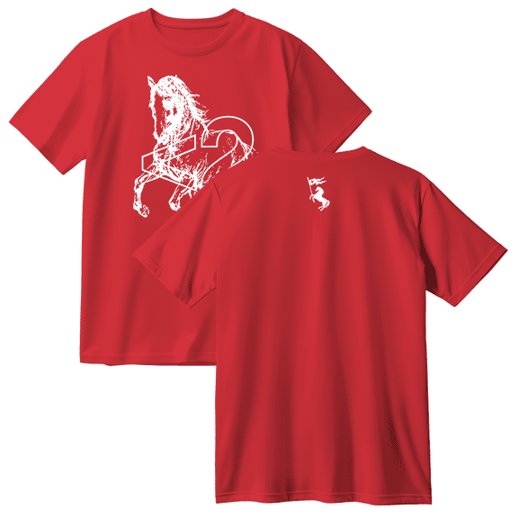 2hollis Horse Cotton T-shirt Women Men Short Sleeve Crewneck Fashion Tee