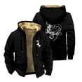 thumbnail image 1 of 2hollis Horse Zipper Jacket Long Sleeve Winter Parka Women Men Casual Fashion Coat, 1 of 2