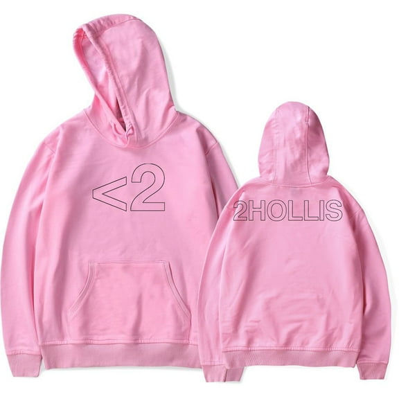 2hollis Logo Print Hoodie Sweatshirt Streetwear Women Men Winter Pullovers