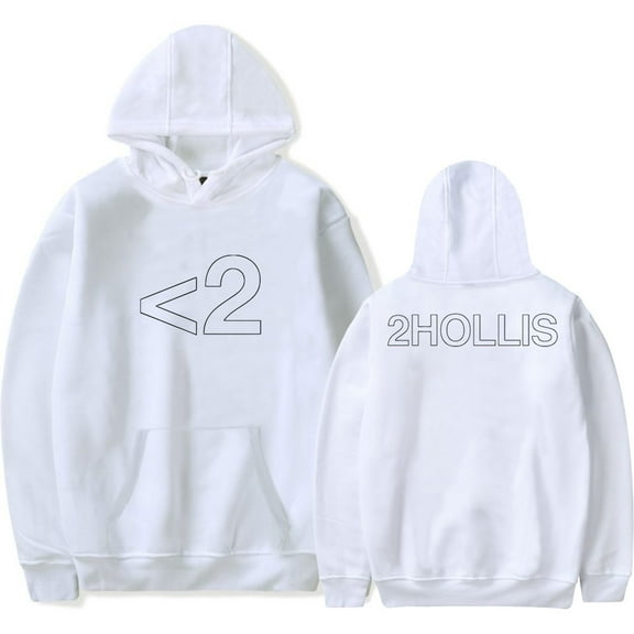 2hollis Logo Print Hoodie Sweatshirt Streetwear Women Men Winter Pullovers