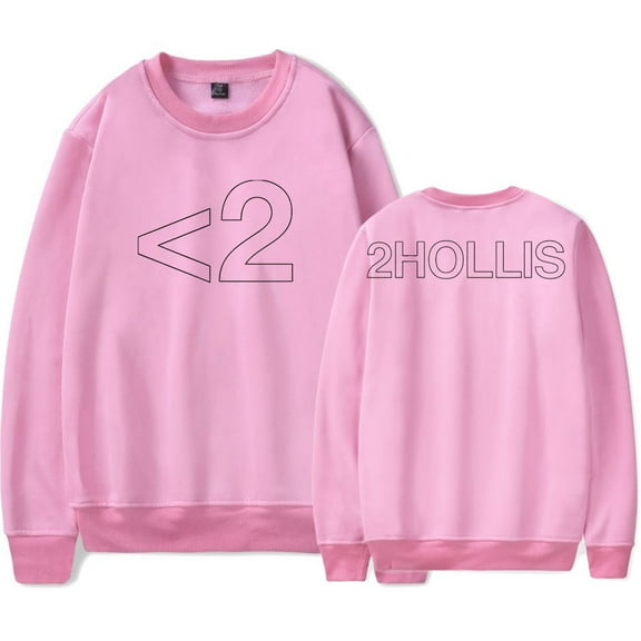 2hollis Logo Print Sweatshirt O-neck Long Sleeve Fashion Pullovers Fashion Streetwear