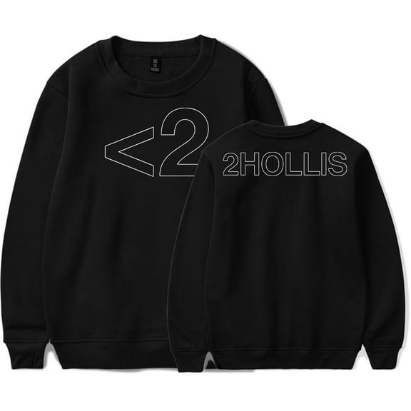 2hollis Logo Print Sweatshirt O-neck Long Sleeve Fashion Pullovers Fashion Streetwear