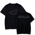 thumbnail image 1 of 2hollis Logo Print T-shirt Short-sleeved Women Men Fashion Casual Summer Stylish Design Tee, 1 of 2