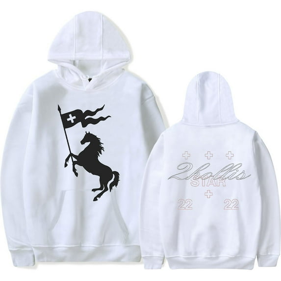 2hollis Merch 22 22 logo Hoodies Women Men Long sleeve Fashion Casual Hooded Sweatshirts