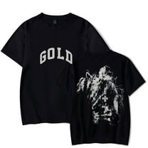 2hollis Merch Gold T-shirts Women Men Clothes Trend Casual Short Sleeve Top