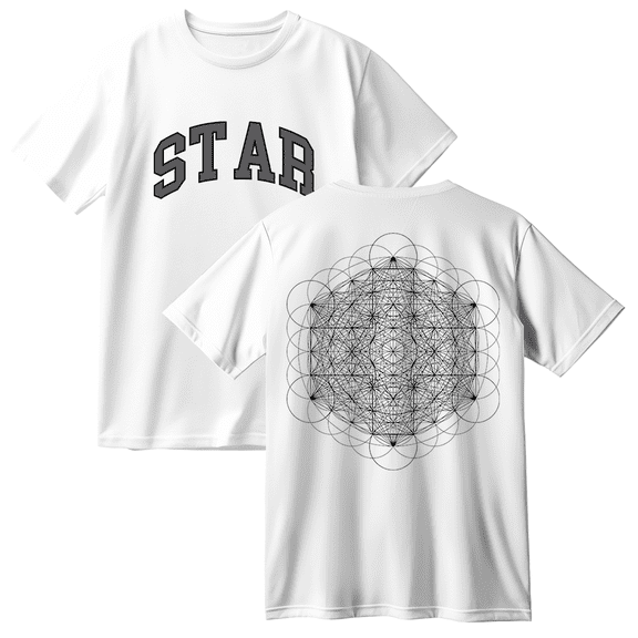 2hollis Merch Star Cotton Tee Women Men Short Sleeve Round Neck Casual Streetwear T-shirt
